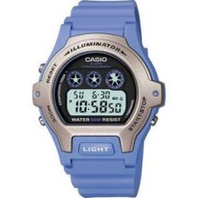 Casio Ladies Blue Resin Strap Watch Lw202h-6av