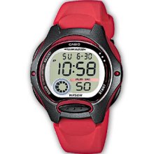 Casio Lw-200-4a Ladies Kids Digital Watch Red Lw200