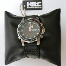 Cbr1000rr Rc51 Rvf750 Rc30 Cbr600rr Honda Hrc Carbon Belt Chronograph Wristwatch