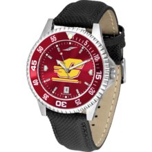 Central Michigan Chippewas Competitor AnoChrome Men's Watch with Nylon/Leather Band and Colored Bezel