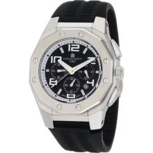 Charles-Hubert, Paris Mens Stainless Steel Case Chronograph Quart ...