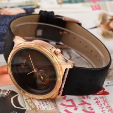 Charm Ladies Women Analog Quartz Leather Band Wrist Watch