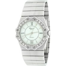 Chopard St. Moritz 8183 Automatic Swiss Made Unisex Ssteel Diamond Bezel Watch