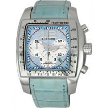 Chopard Two O Ten Steel Blue Chronograph Mens Watch 16/8961