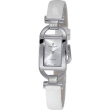 Christina Design Ladies Steel Watch,10 Diamonds, Leather, Swiss Movt. Rrp Â£235