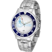 Citadel Bulldogs NCAA Mens Steel Bandwrist Watch ...