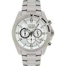 Citizen AN8010-55A Mens White Dial