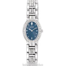 Citizen Eco-drive Ladies Silhouette Swarovski Crystals Watch: Ew8720-54l