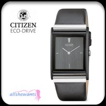 Citizen Eco-drive Watch For Men Black Ion Plating Dial & Case Bl6005-01e