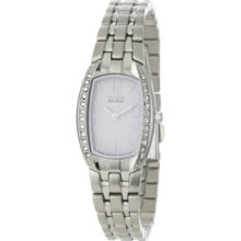 Citizen Eco-drive White Dial Ladie's Crystal Ew9960-55a