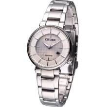 Citizen Ladies Eco-drive Watch White Ew1790-57a Made In Japan