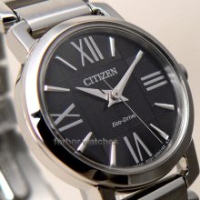 Citizen Lady Eco Drive Black Dial Sapphire Crystal Ss 50 M Ep5880-58e