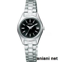 Citizen Lineup Citizen Collection Ladies Es1020-50e Silver X Black Watch