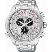 Citizen Mens Eco-drive Perpetual Calendar Alarm Chronograph Bl5400-52a Watch