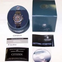 Citizen Watch Eco-drive Atomic Skyhawk Jy0000-53e