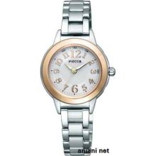 Citizen Wicca Solar-tec Radio Clock Kl4-133-11 Ladies Watch