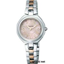 Citizen Wicca Solar-tec Radio Clock Kl4-117-91 Ladies Watch