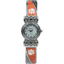 Clemson Tiger watch : Clemson Tigers Womens Square Antique Cuff Watch