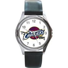 Cleveland Cavaliers Unisex Silver-Tone Round Metal Watch 10