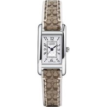 Coach 14501078 Lexie Mother Of Pearl Dial Women's Elongated Strap