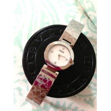 Coach Mother Of Pearl Watch