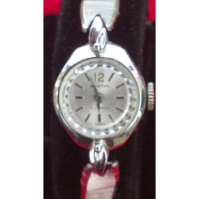 Collectible Art Deco Swiss AUSTIN 17j White Gold rgp Ladies Watch Shop for Birthday or Wedding