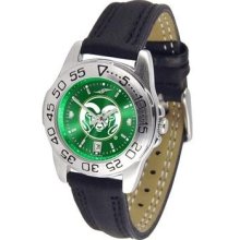 Colorado State Rams Ladies Leather Band Sports Watch