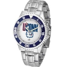 Connecticut Huskies UCONN Mens Steel Bandwrist Watch