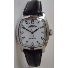 Daniel Jeanrichard Tv Screen Watch With Djr Leather Strap