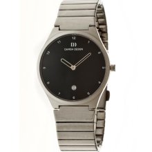 Danish Design Womens Anna Gotha Stainless Watch - Silver Bracelet - Black Dial - DDSIV63Q884