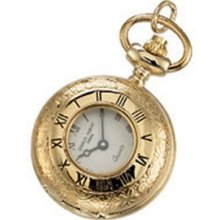 Demi Hunter Case Pocket Watch w Matching Curb Chain