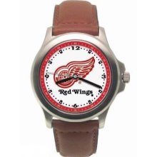 Detroit Red Wings Rookie Leather Watch