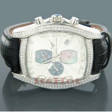 Diamond Aqua Master Watches Mens Diamond Watch 2.00ct