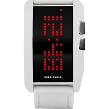 Diesel Futuristic White Digital Mens Watch Dz7168