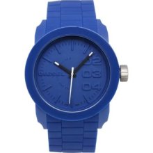 Diesel Men's Domination Quartz Blue Polyurethane Strap Watch