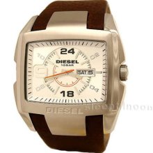 Diesel Vintage Wide Slv/brwn Dz1273 Men's Watch