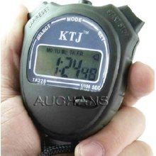 Digital Lcd Chronograph Sport Watch Stopwatch Handheld Counter Timer Alarm Ta228