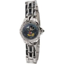 Disney Affinity Diamond 1/7ct Black Dial Stainless Steel Watch $830