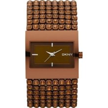 DKNY Ladies Brown Crystals NY8396 Watch