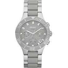 DKNY NY8505 Grey Dial Stainless Steel Chronograph Women's Watch