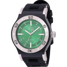 DN01-07 Dilligaf Mens Neon Green Black Watch