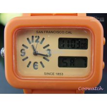 Double Led Display Light Electronic Watches Unisex Nice Watch Fashio