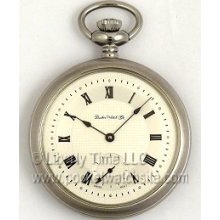 Dueber Watch Co Swiss Wind Up Pocket Watch silver RN Dial