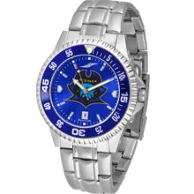 East Tennessee State Buccaneers Competitor AnoChrome Men's Watch with Steel Band and Colored Bezel