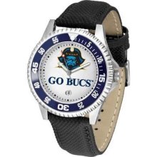 East Tennessee State Bucs Men's Leather Sports Watch