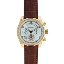 Eberhard & Co 120th Anniversaire 3012.1 18k Rose Gold Chronograph Auto Men Watch