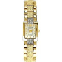 Elgin Womens Gold Watch - Loaded With Dazzling Austrian Crystals - Bling