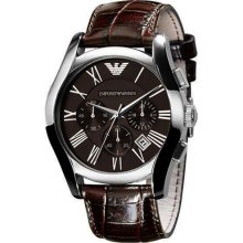 Emporio Armani Ar0671 Mens Chronograph Watch - 2 Year Warranty