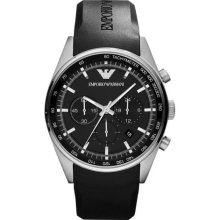 Emporio Armani Chronograph Rubber Watch AR5977 ...