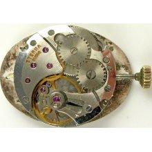 Eterna 1435k Mechanical Complete Running Movement - Sold 4 Parts / Repair